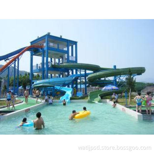 Commercial Spiral Water Slide For Water Entertainment , Aqu